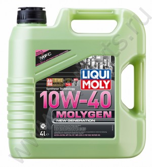 Cинтетическое моторное масло Molygen New Generation 10W-40
