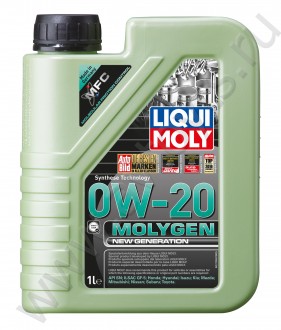 Cинтетическое моторное масло Molygen New Generation 0W-20 1л